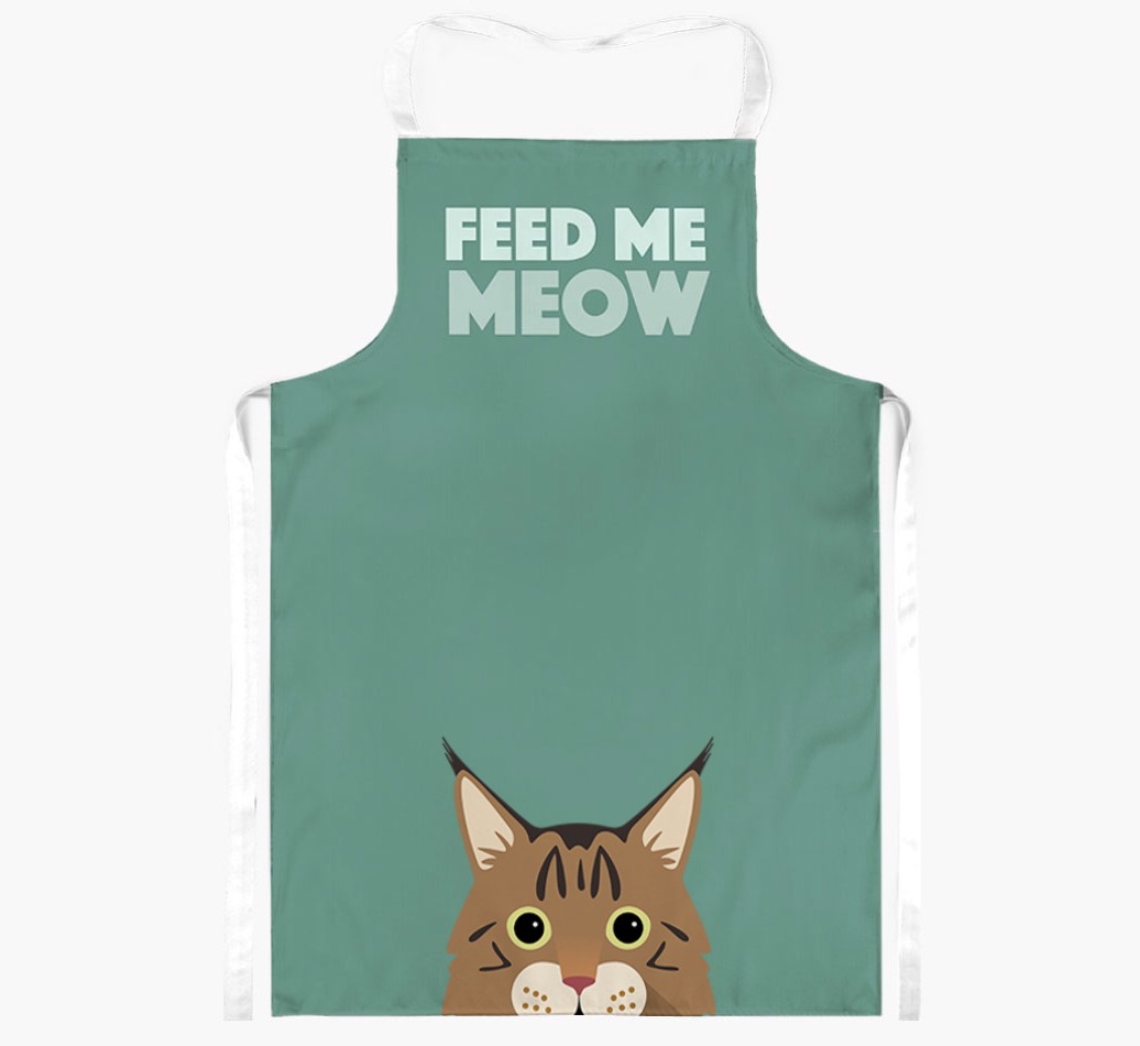 Feed Me Meow: Personalised {breedShortName} Apron