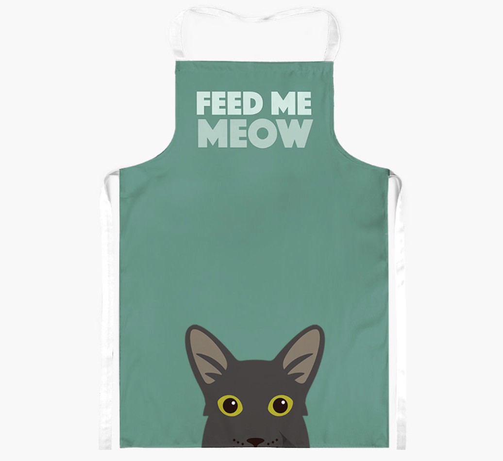 Feed Me Meow: Personalised {breedShortName} Apron