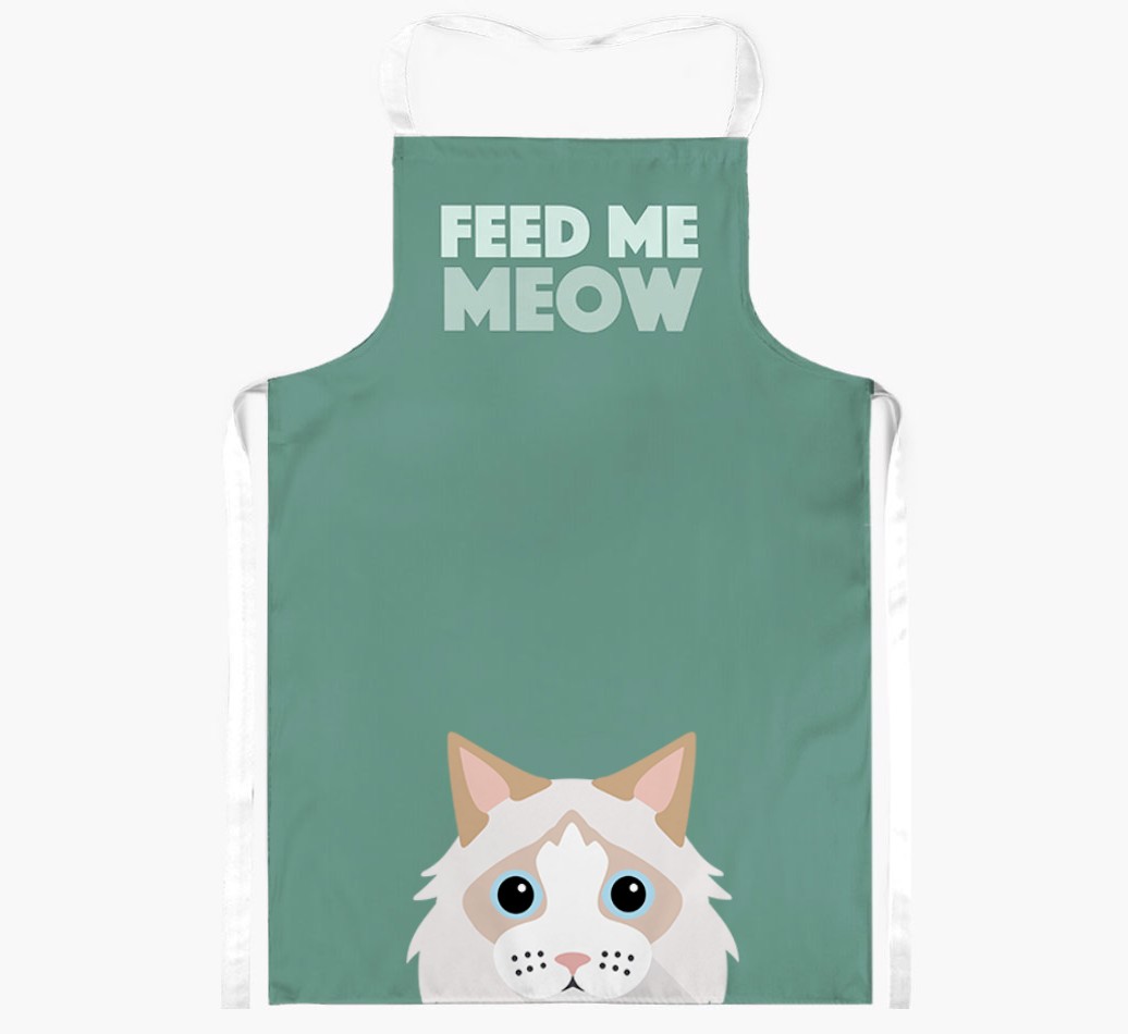 Feed Me Meow: Personalised {breedShortName} Apron