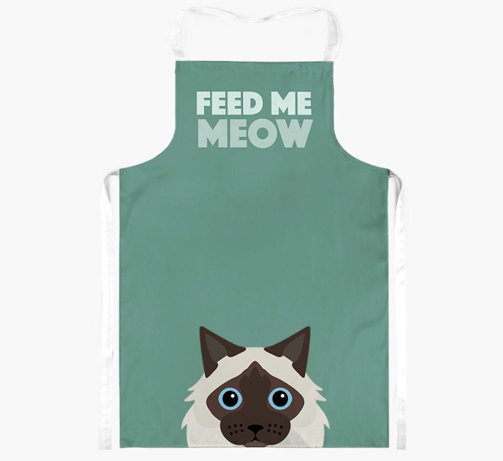 Feed Me Meow: Personalised {breedShortName} Apron