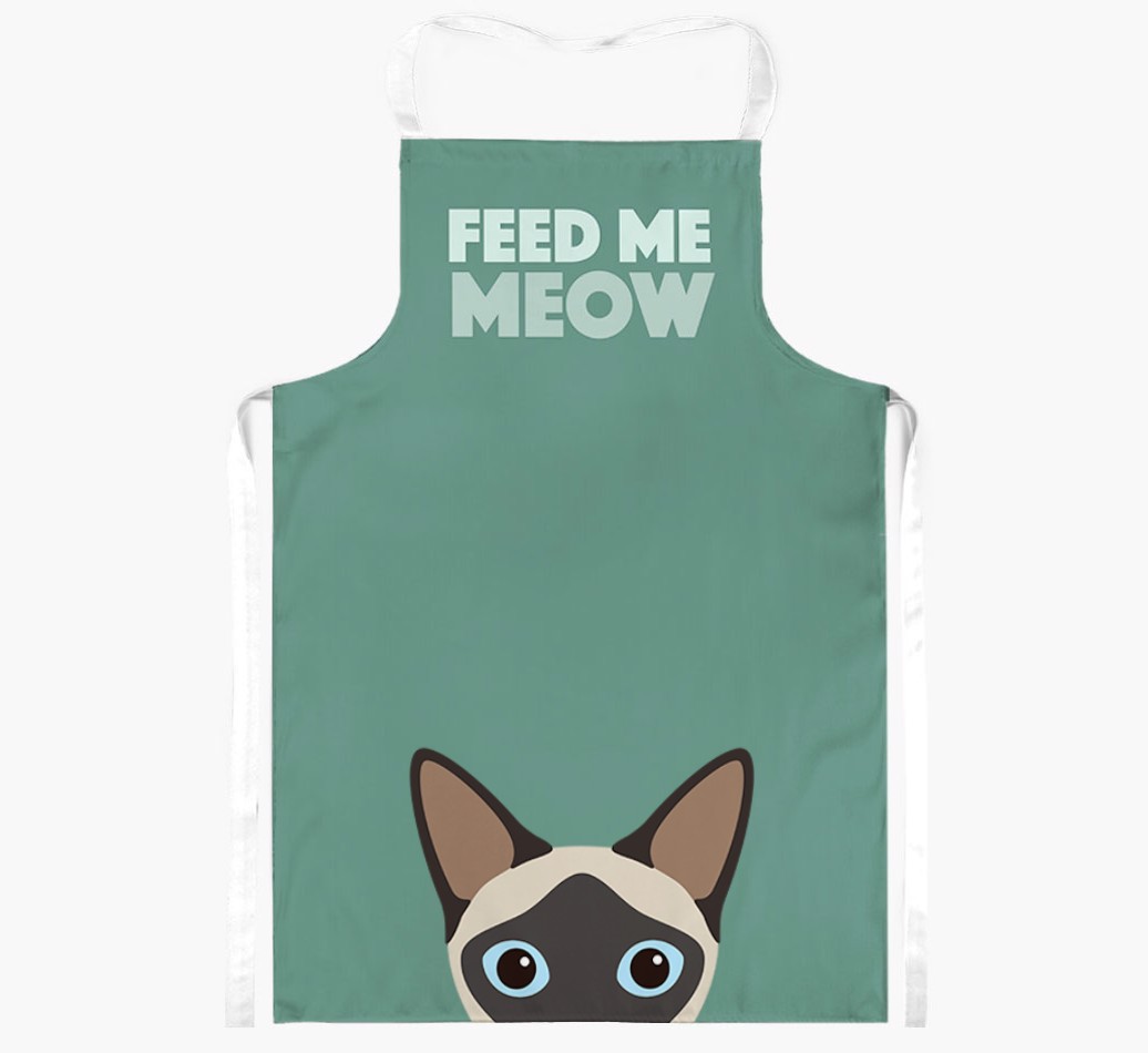 Feed Me Meow: Personalised {breedShortName} Apron