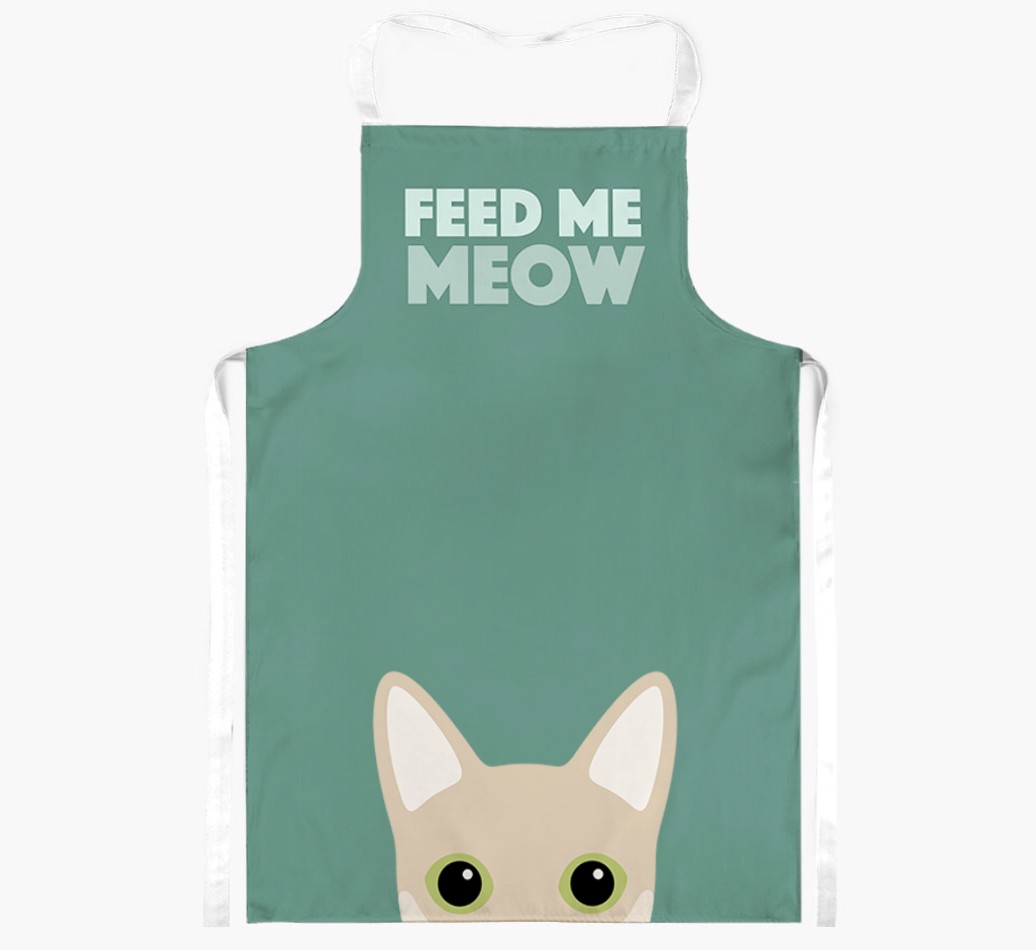 Feed Me Meow: Personalised {breedShortName} Apron