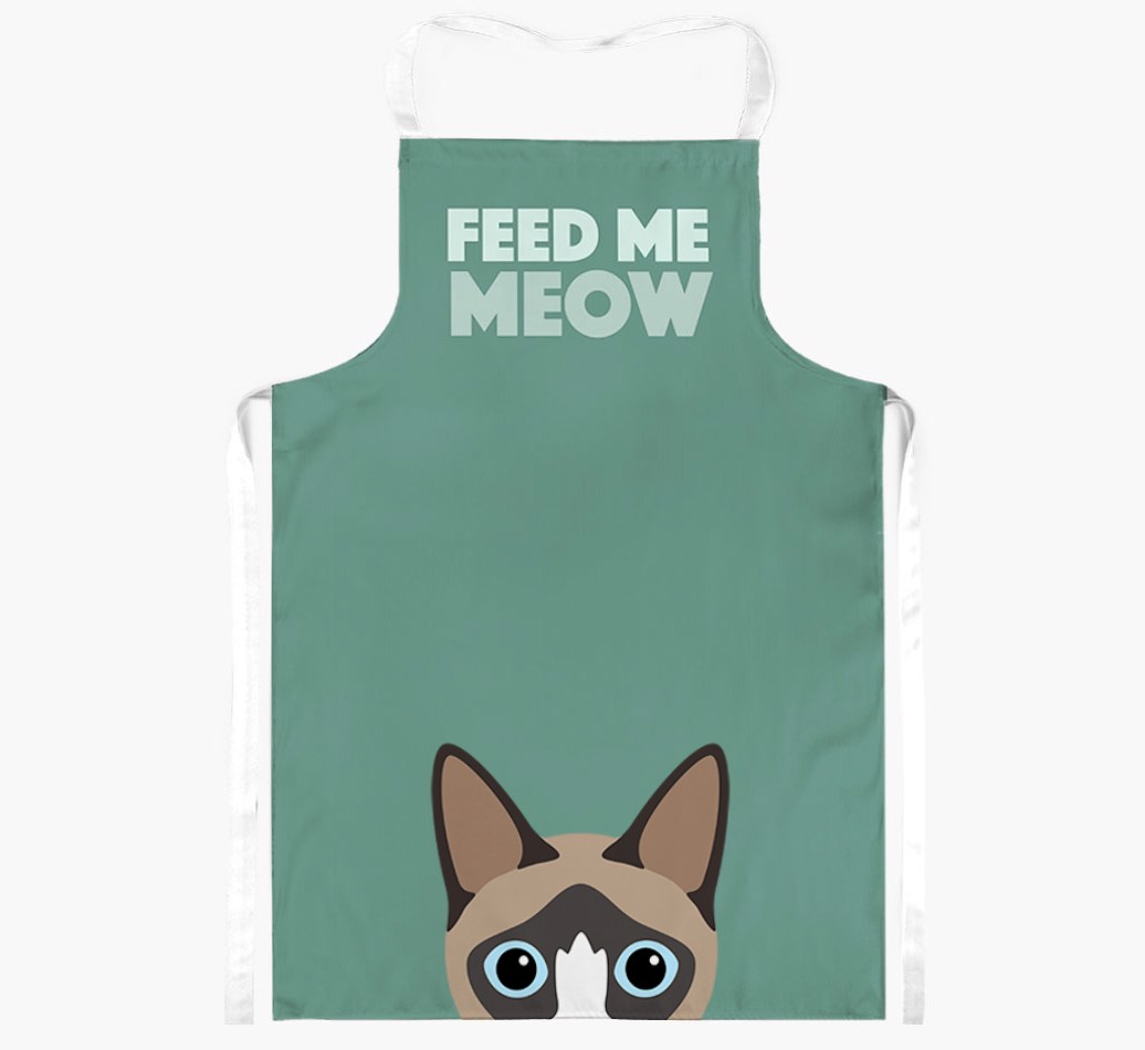 Feed Me Meow: Personalised {breedShortName} Apron