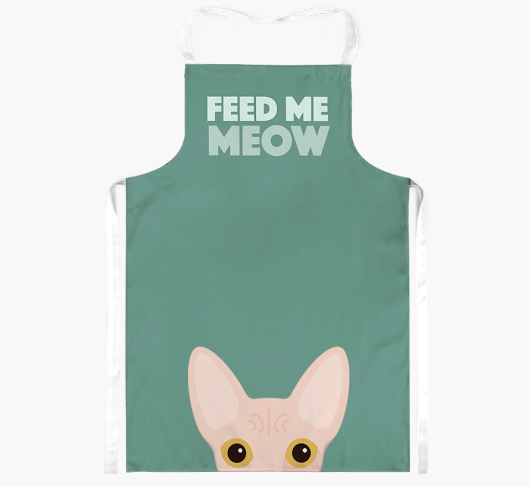 Feed Me Meow: Personalised {breedShortName} Apron