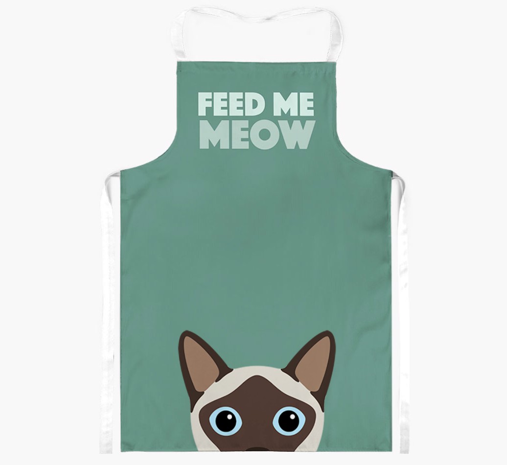 Feed Me Meow: Personalised {breedShortName} Apron