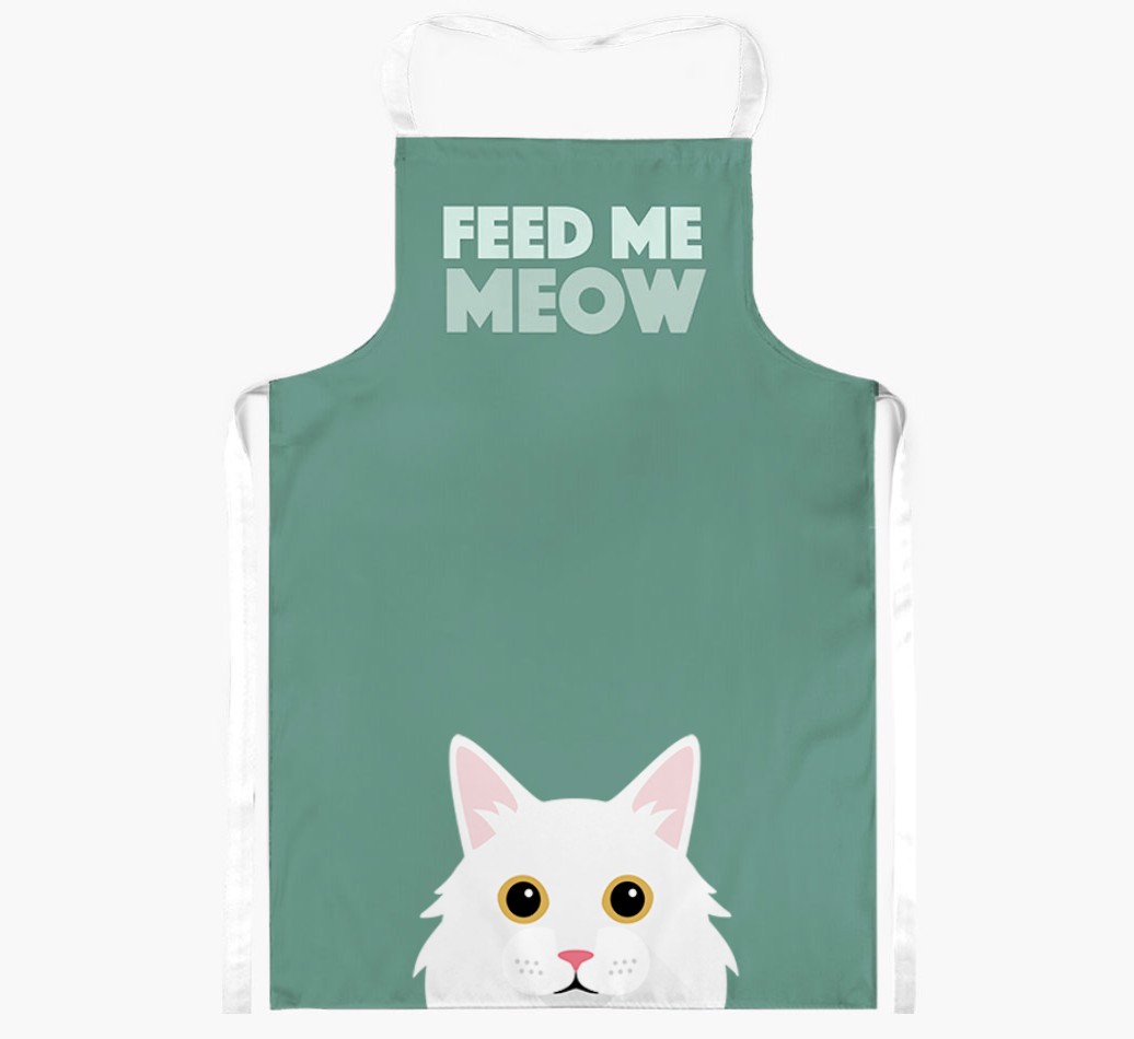 Feed Me Meow: Personalised {breedShortName} Apron