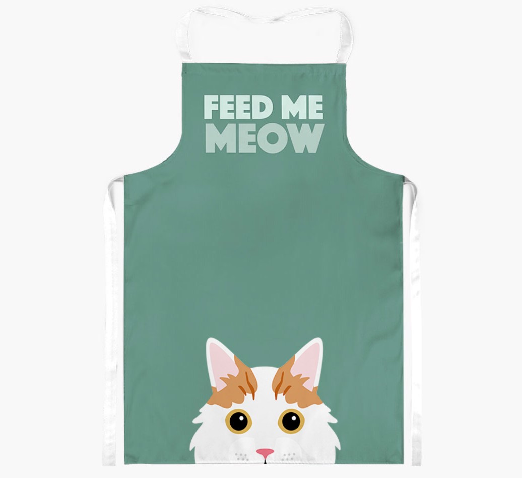 Feed Me Meow: Personalised {breedShortName} Apron