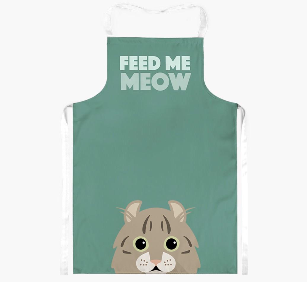Feed Me Meow: Personalized {breedShortName} Apron