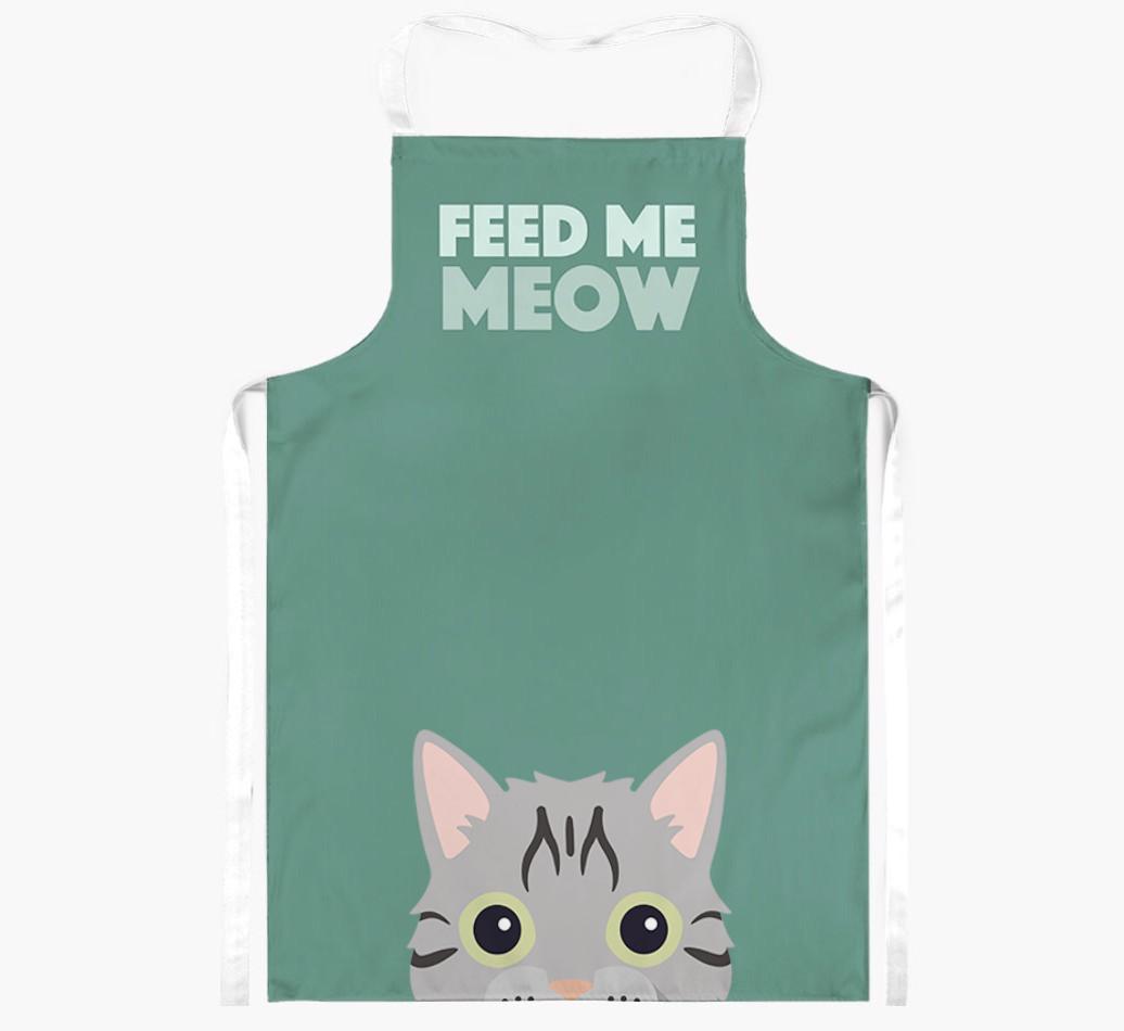 Feed Me Meow: Personalized {breedShortName} Apron