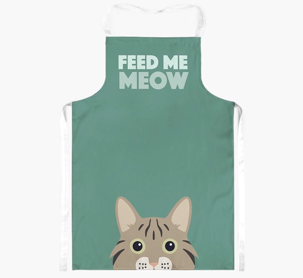 Feed Me Meow: Personalized {breedShortName} Apron