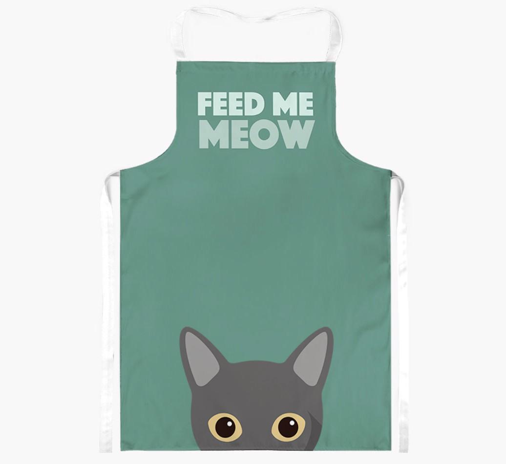 Feed Me Meow: Personalized {breedShortName} Apron