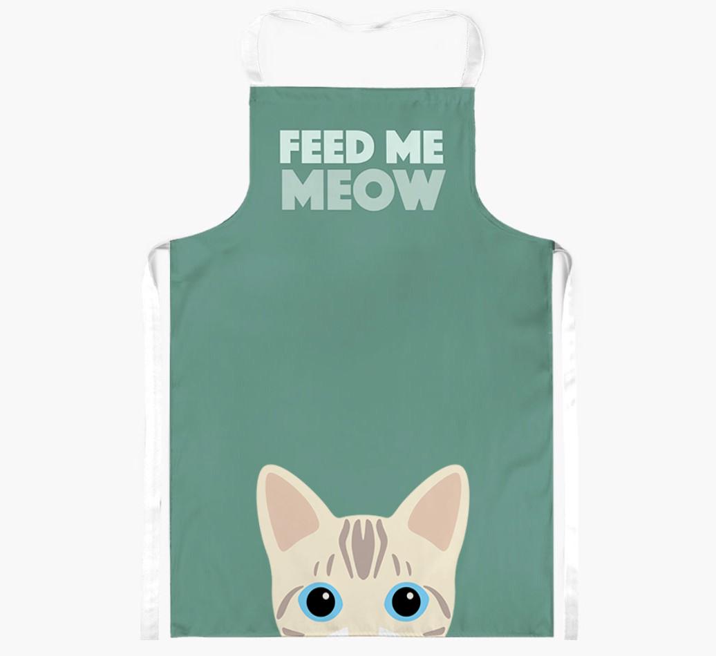 Feed Me Meow: Personalized {breedShortName} Apron
