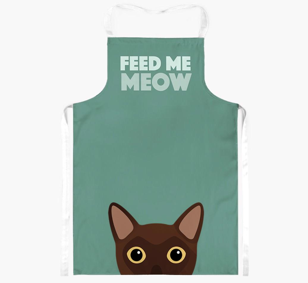 Feed Me Meow: Personalized {breedShortName} Apron