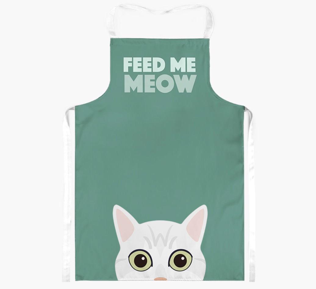Feed Me Meow: Personalized {breedShortName} Apron