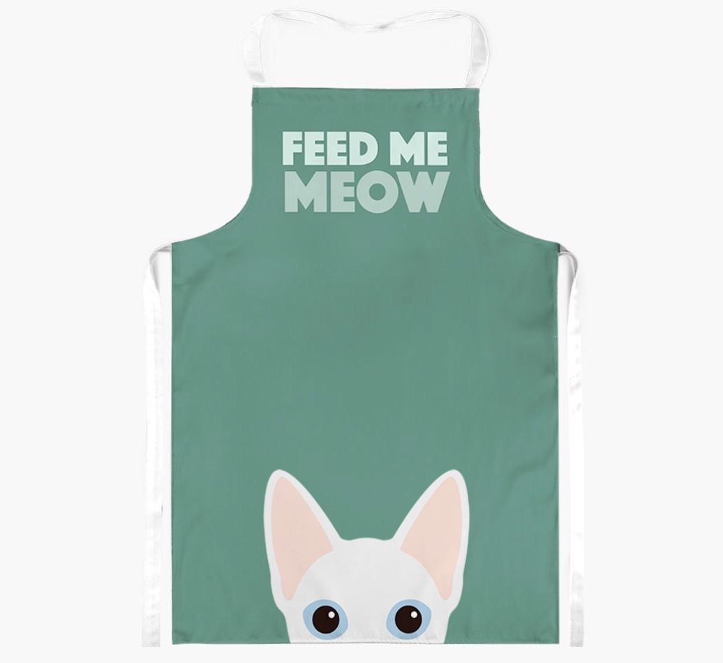 Feed Me Meow: Personalized {breedShortName} Apron