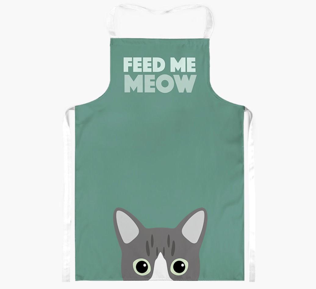 Feed Me Meow: Personalized {breedShortName} Apron