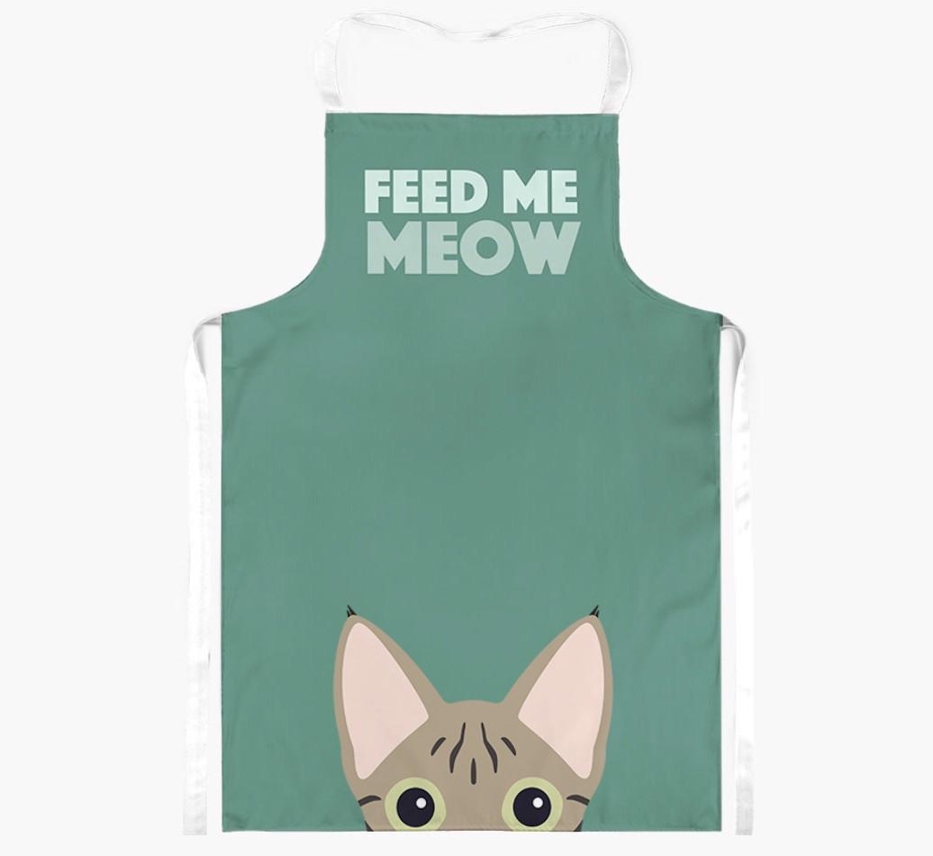 Feed Me Meow: Personalized {breedShortName} Apron