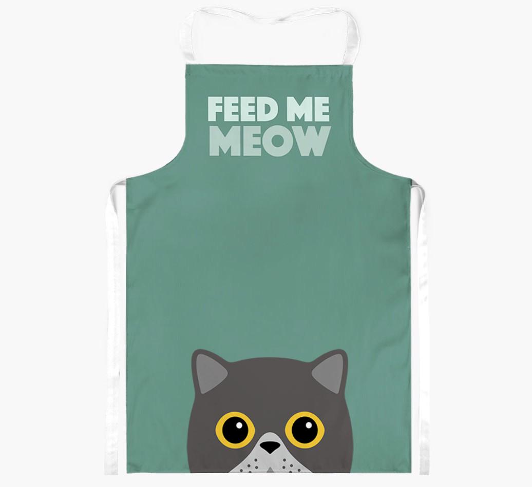 Feed Me Meow: Personalized {breedShortName} Apron