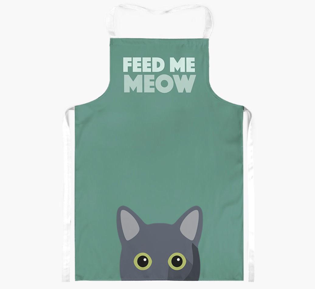 Feed Me Meow: Personalized {breedShortName} Apron