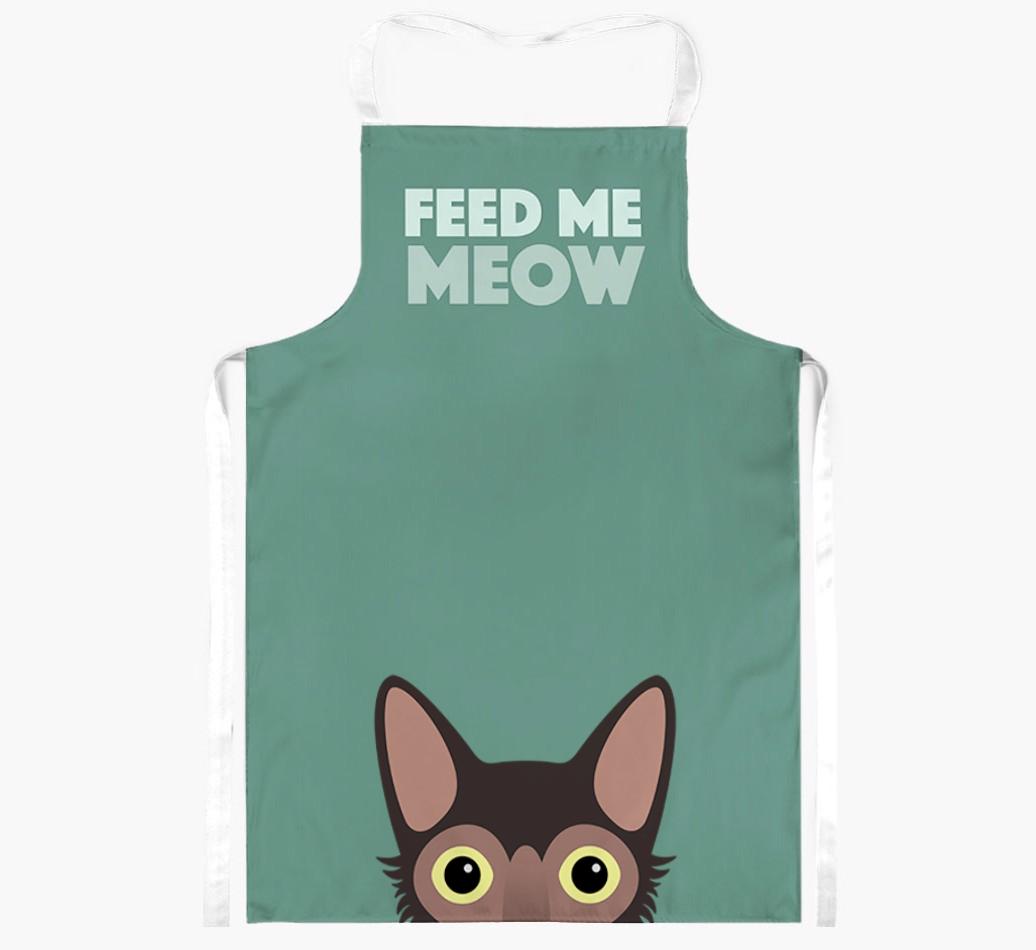 Feed Me Meow: Personalized {breedShortName} Apron