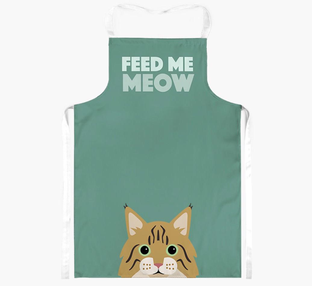 Feed Me Meow: Personalized {breedShortName} Apron