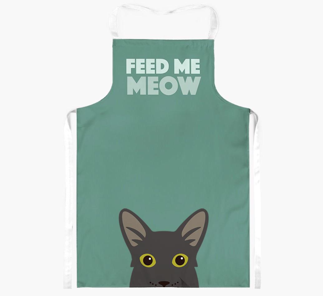 Feed Me Meow: Personalized {breedShortName} Apron