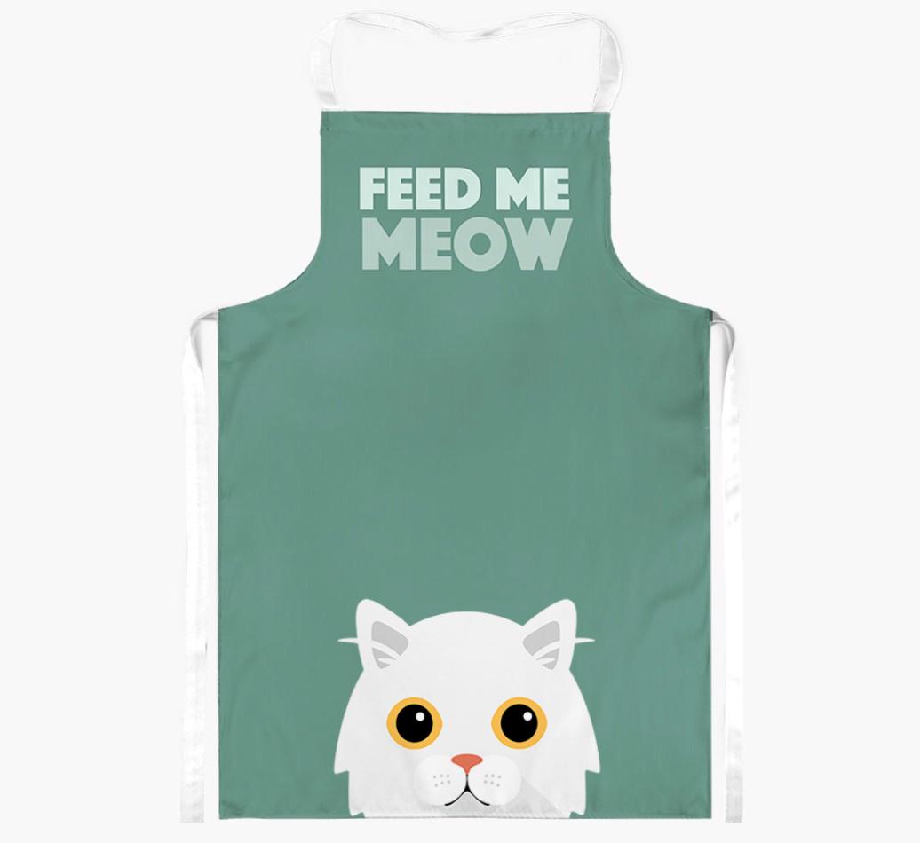 Feed Me Meow: Personalized {breedShortName} Apron