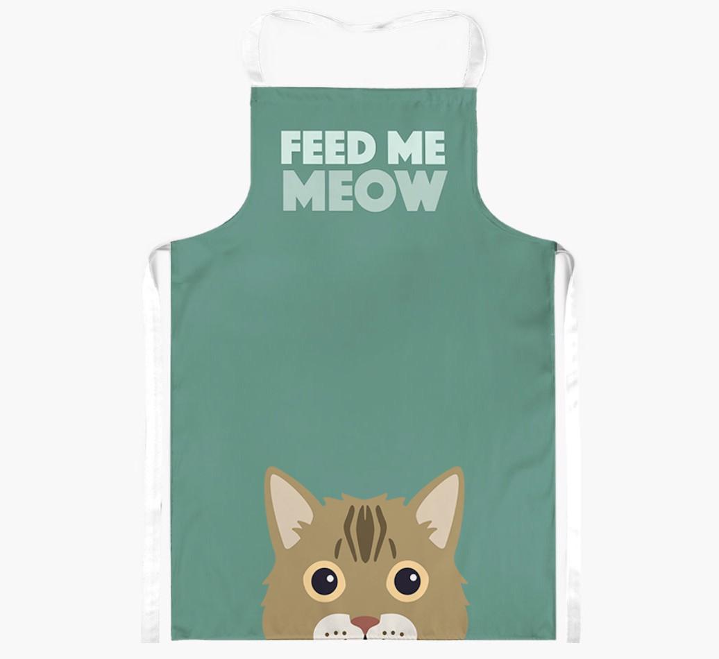 Feed Me Meow: Personalized {breedShortName} Apron