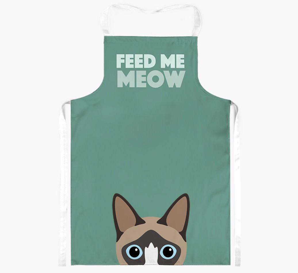 Feed Me Meow: Personalized {breedShortName} Apron