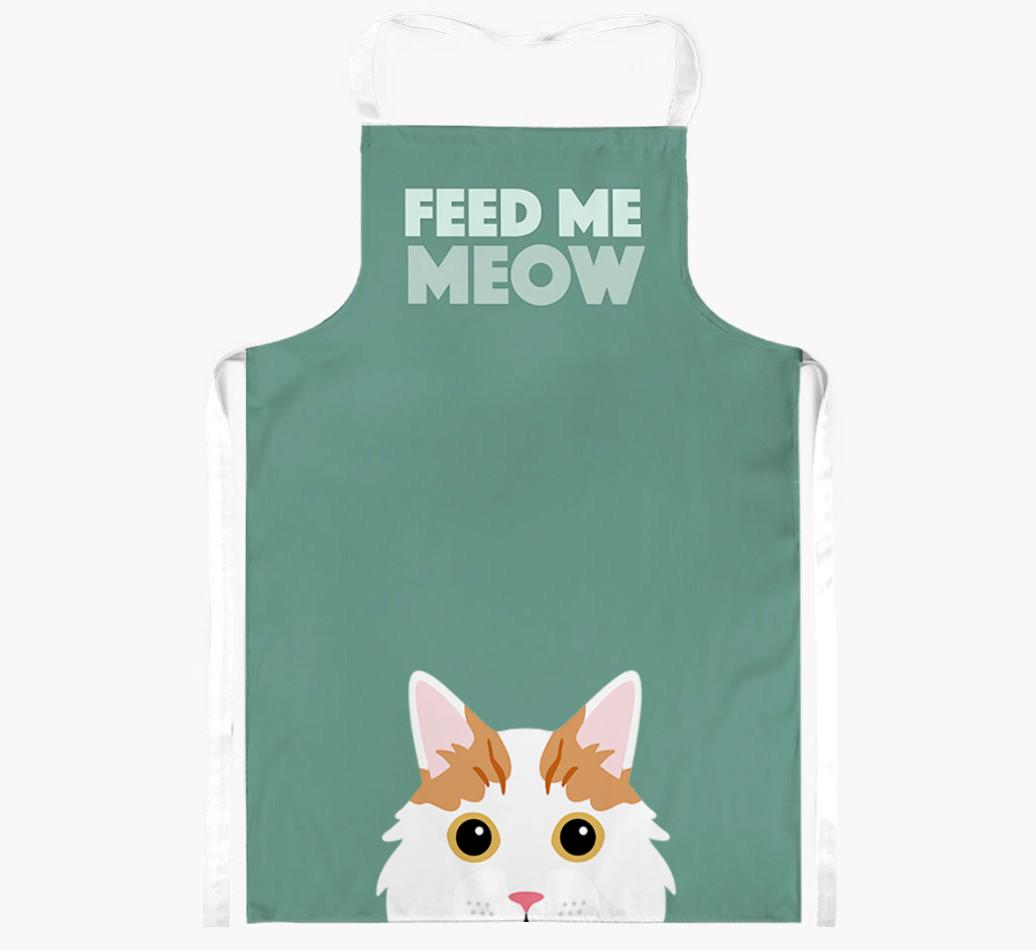 Feed Me Meow: Personalized {breedShortName} Apron