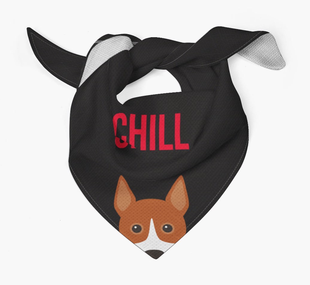 'Chill' - Personalised {breedFullName} Bandana