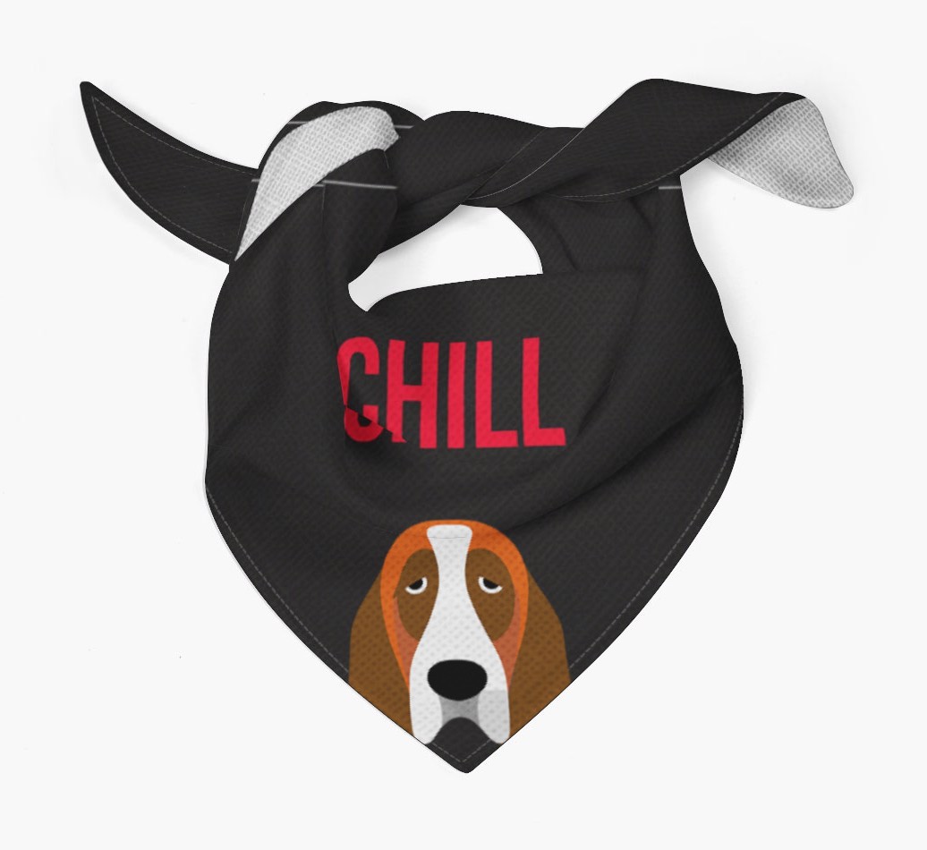 'Chill' - Personalised {breedFullName} Bandana