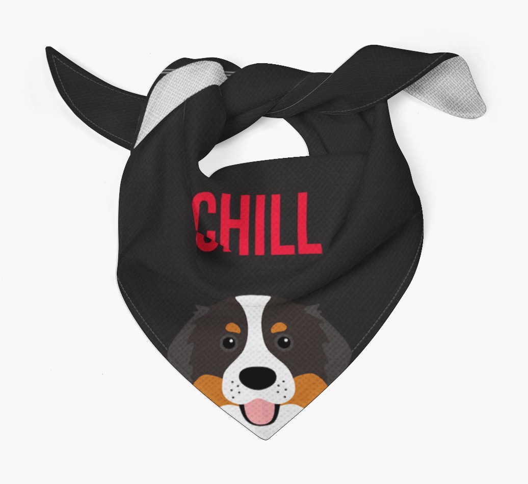 'Chill' - Personalised {breedFullName} Bandana