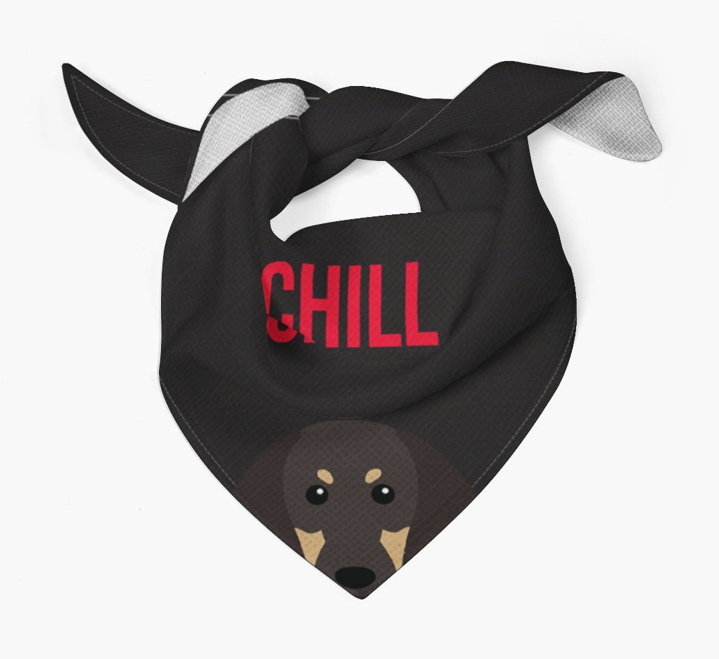 'Chill' - Personalised {breedFullName} Bandana