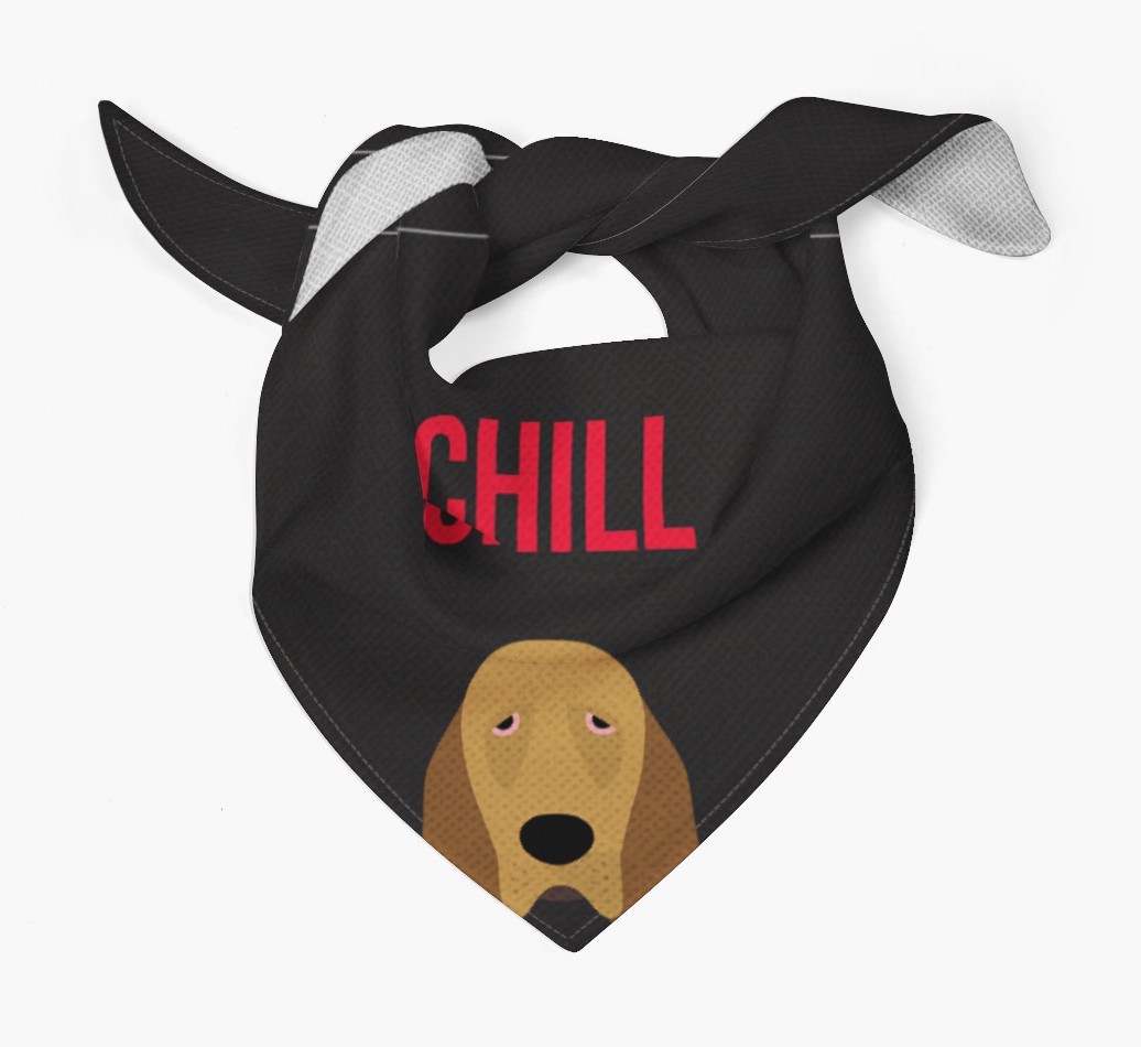 'Chill' - Personalised {breedFullName} Bandana