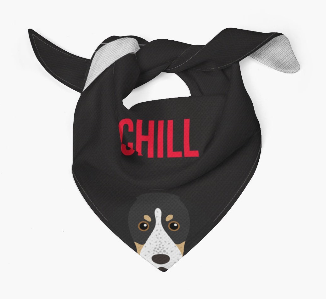 'Chill' - Personalised {breedFullName} Bandana
