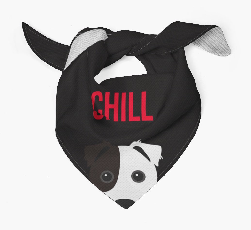 'Chill' - Personalised {breedFullName} Bandana