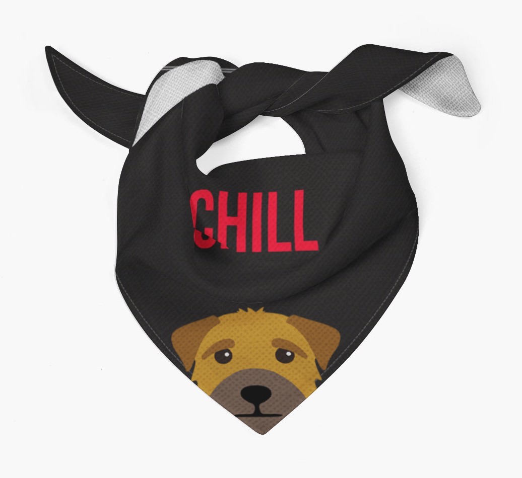 'Chill' - Personalised {breedFullName} Bandana