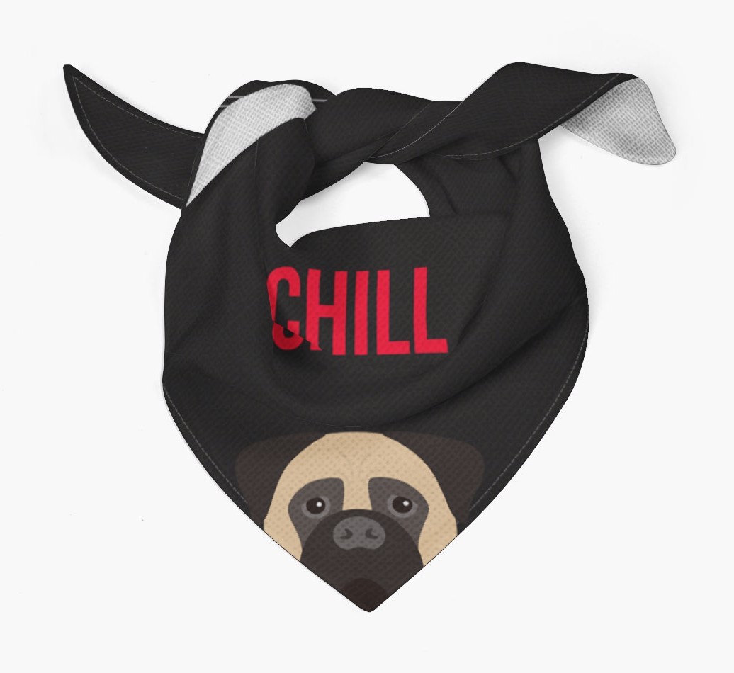 'Chill' - Personalised {breedFullName} Bandana