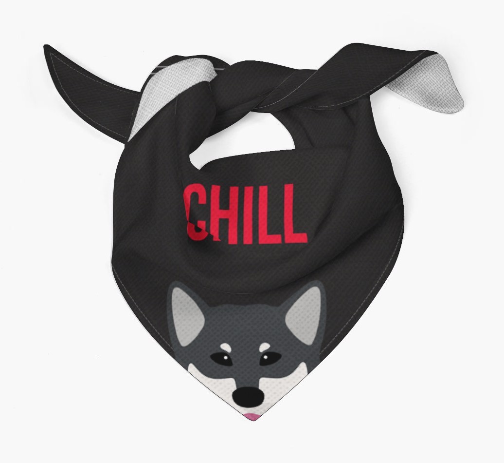 'Chill' - Personalised {breedFullName} Bandana