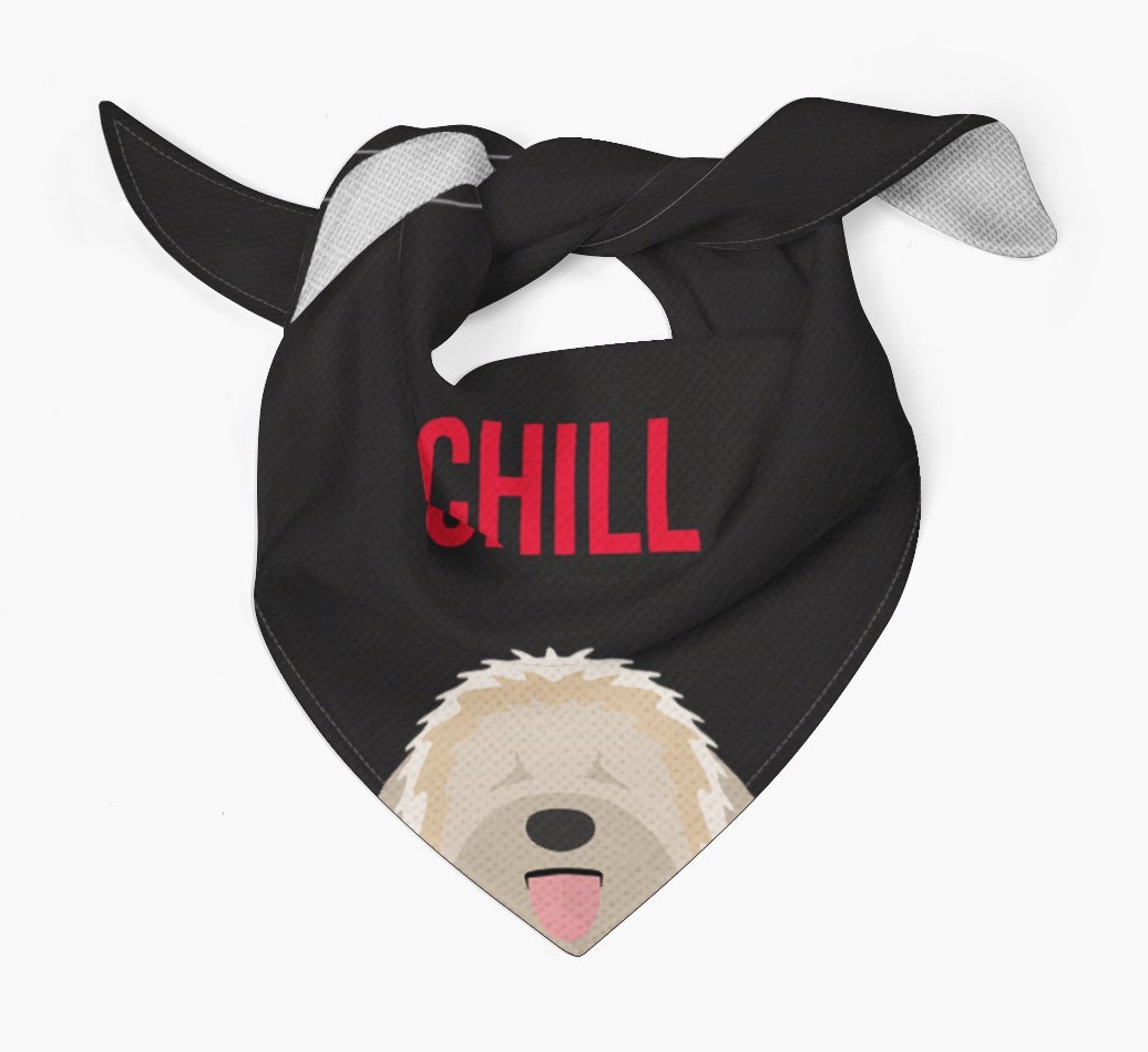 'Chill' - Personalised {breedFullName} Bandana