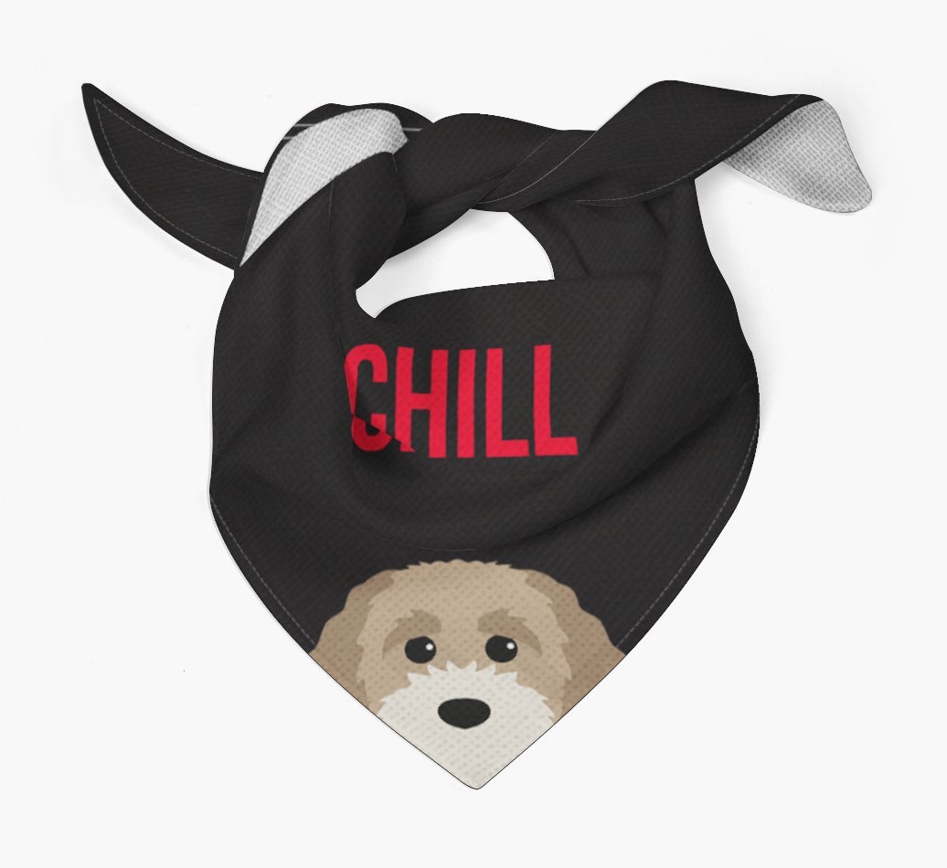 'Chill' - Personalised {breedFullName} Bandana