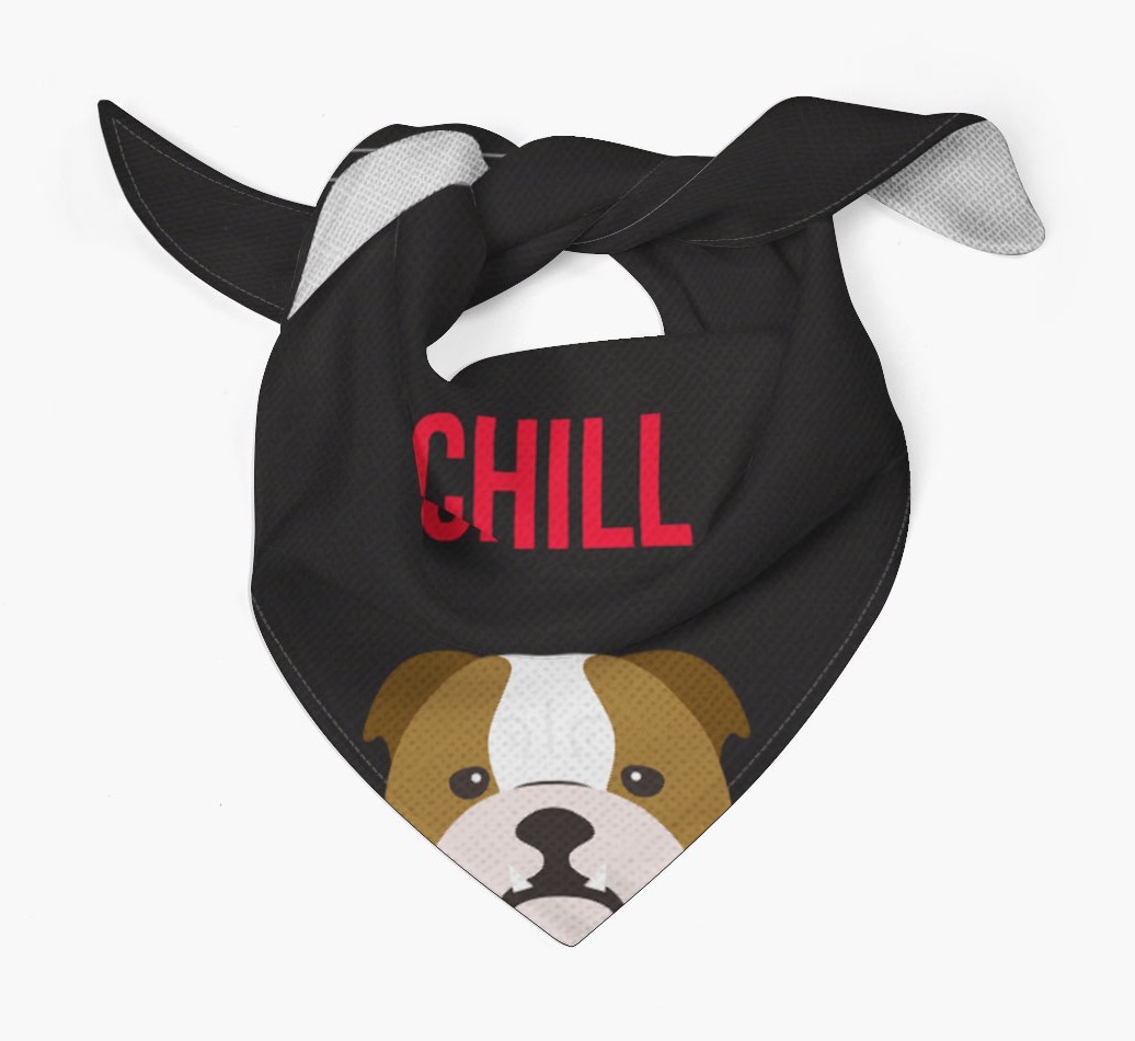 'Chill' - Personalised {breedFullName} Bandana