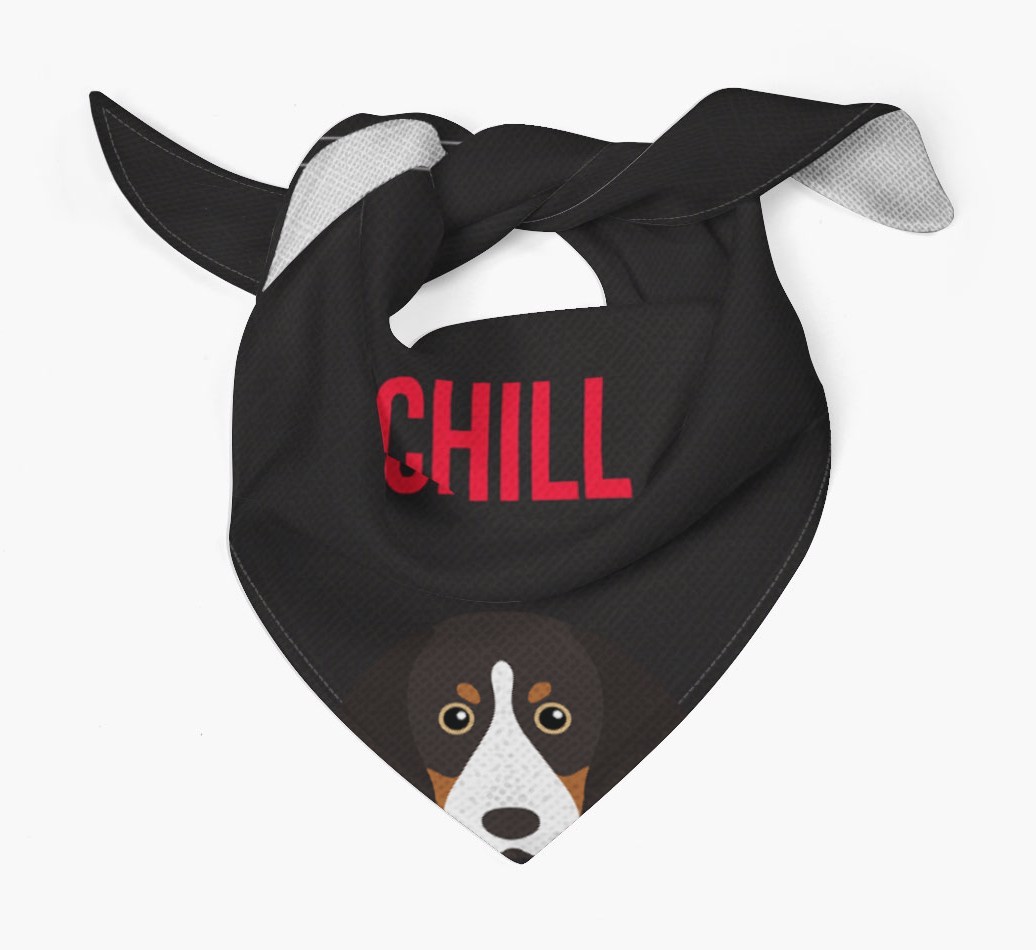 'Chill' - Personalised {breedFullName} Bandana
