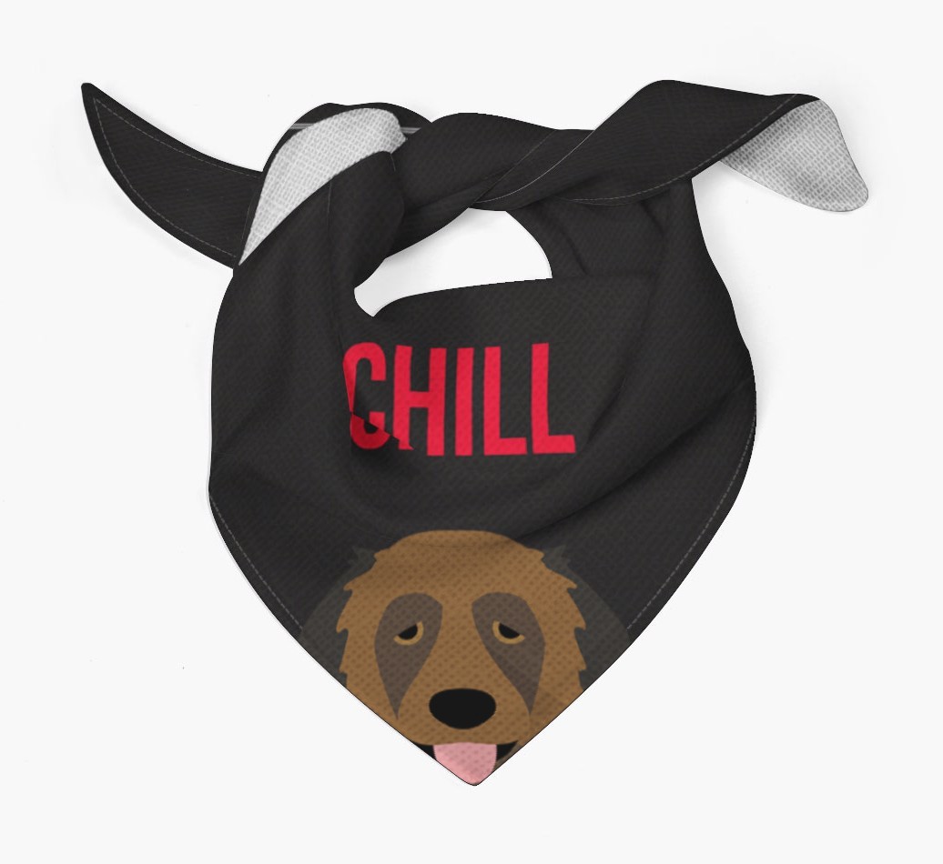 'Chill' - Personalised {breedFullName} Bandana