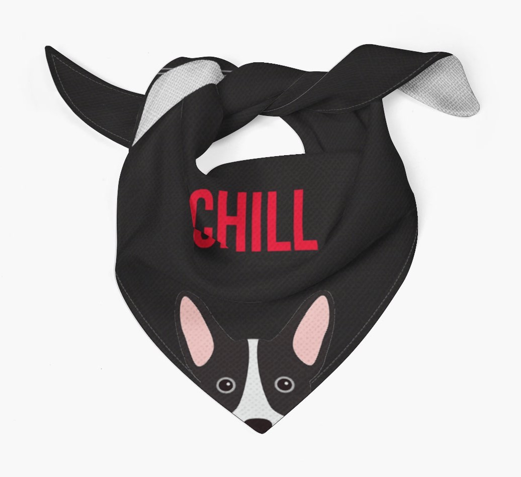 'Chill' - Personalised {breedFullName} Bandana
