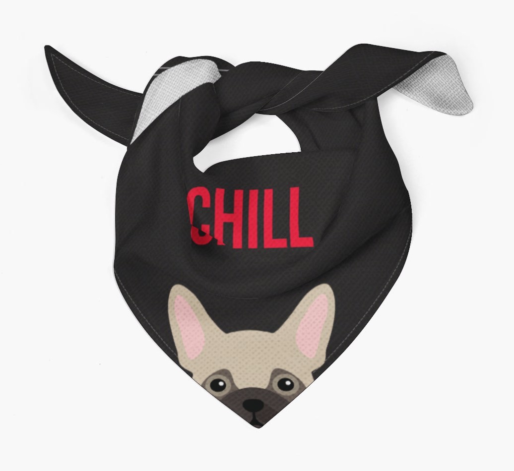 'Chill' - Personalised {breedFullName} Bandana