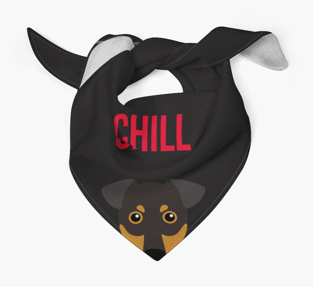 'Chill' - Personalised {breedFullName} Bandana