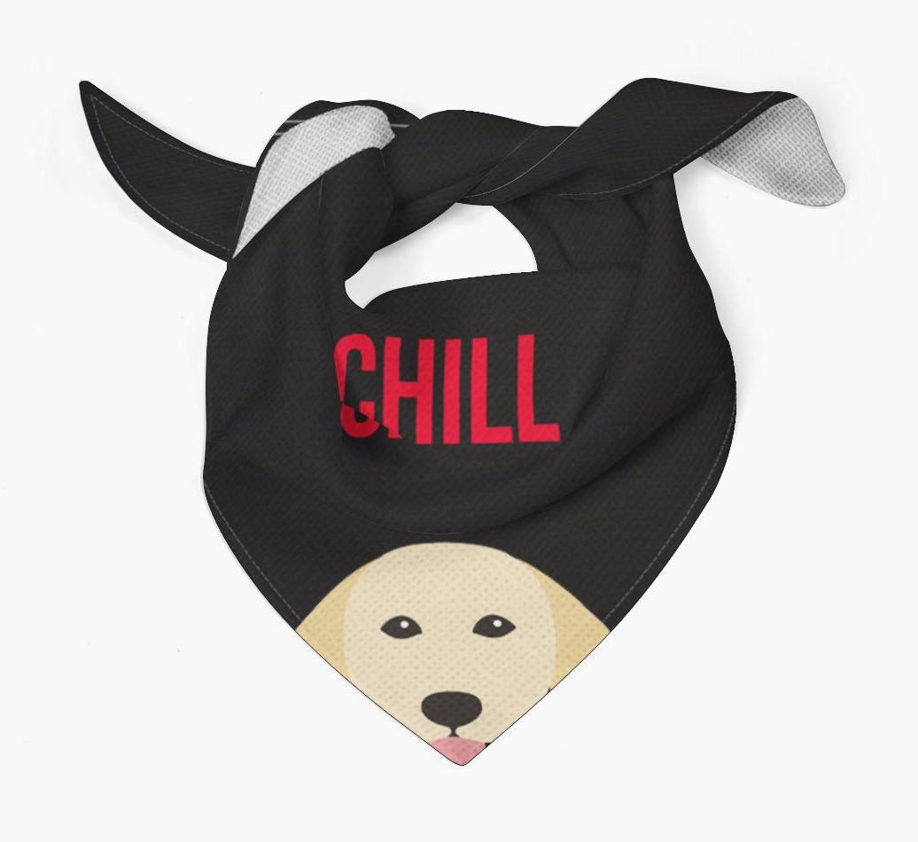 'Chill' - Personalized {breedFullName} Bandana