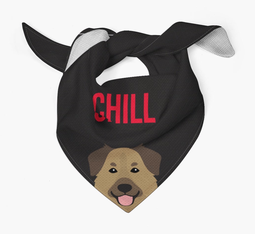 'Chill' - Personalized {breedFullName} Bandana
